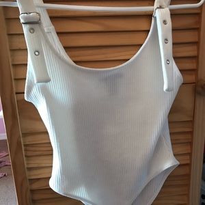 White Tank Top Body Suit